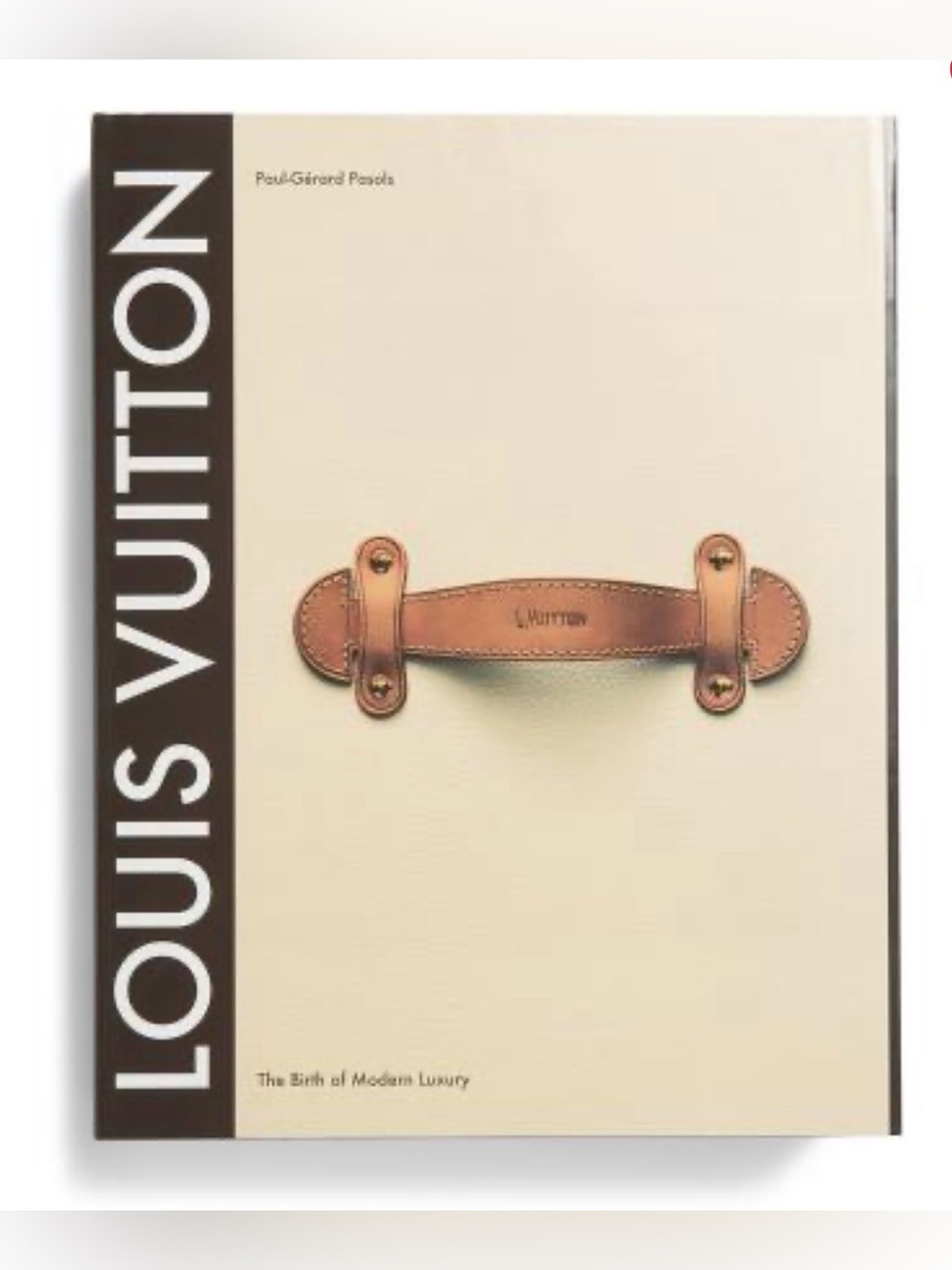 Louis Vuitton Cream Hardcover Book with Tan Accents